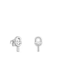 TOUS - Aretes Plata 1Rale y 14 mm