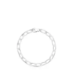 TOUS - Pulsera Plata Anillos Rectangular