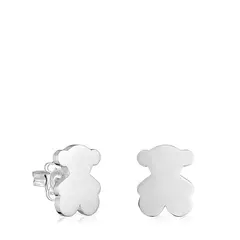 TOUS - Aretes Plata 1Le y Oso 16 mm Presion