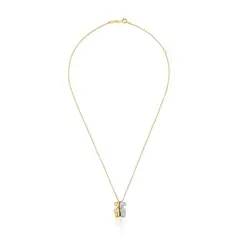 TOUS - Collar Oro 0.65Ct H/Si Diam Bicolor