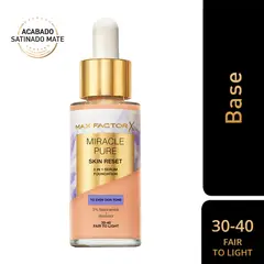 MAX FACTOR - Base de Maquillaje Miracle Pure Skin Reset 30ml