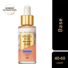 MAX FACTOR - Base de Maquillaje Miracle Pure Skin Reset 30ml