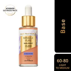 MAX FACTOR - Base de Maquillaje Miracle Pure Skin Reset 30ml