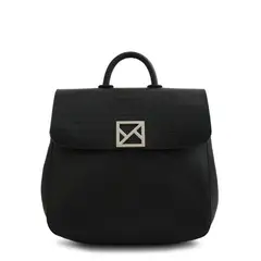 AMPHORA - Mochila Porto Negro Y Textura