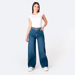 PIONIER - Jean Wide Algodón Mujer