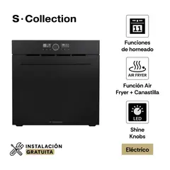 SOLE - Horno Empotrable Sc Pure Black D1 Air Fryer