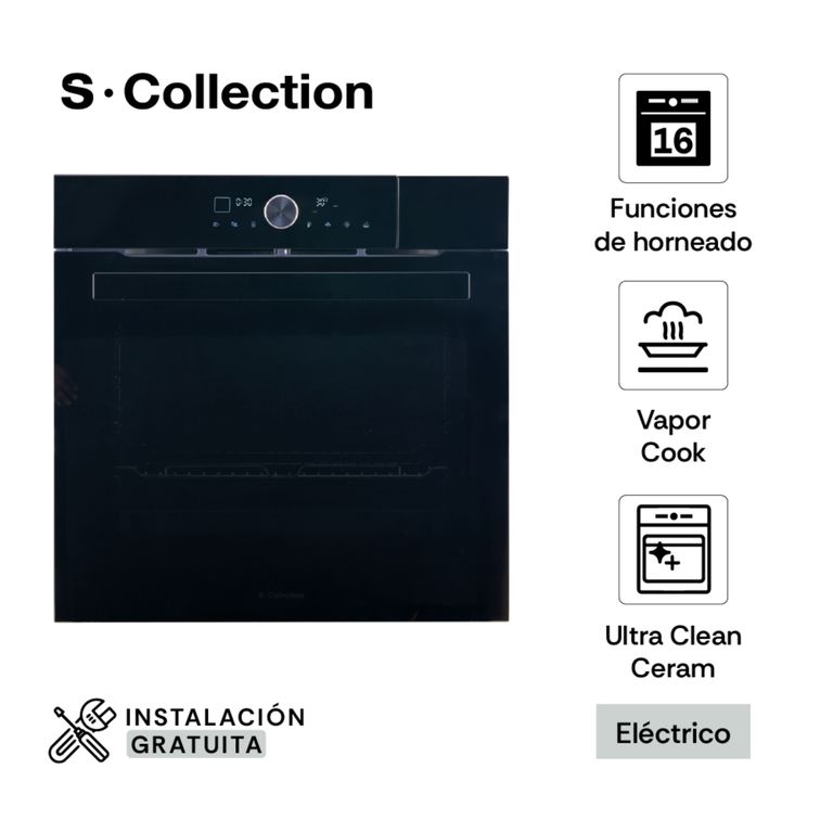 Horno Empotrable Sc Pure Black D2 Vapor Cook
