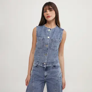 CAPITTANA - Chaleco Denim Mujer FalabellaxCapittana