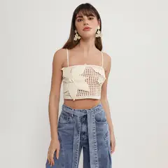 CAPITTANA - Top de Crochet Mujer FalabellaxCapittana