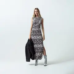NAF NAF - Vestido Largo Casual Mujer
