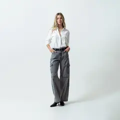 NAF NAF - Blusa Manga Larga Casual Mujer