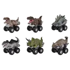 JURASSIC WORLD - Dino Vehiculo Pull Jurassic Pack X3