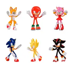 SONIC - Figura 12 A 13 Cms De Goma Flexible