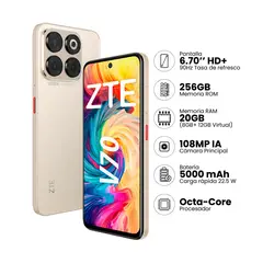 ZTE - Celular V70 8GB + 256 GB