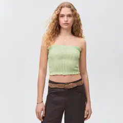 MANGO TEEN - Top 100% Algodón Mujer