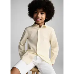 MANGO KIDS - Camisa Niño Algodón