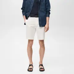 MANGO - Short Algodón Slim Fit Man