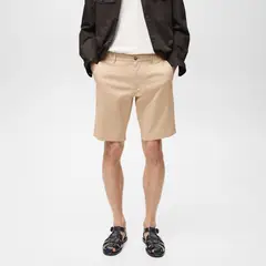 MANGO - Short Algodón Slim Fit Hombre Man