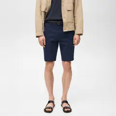 MANGO - Short Algodón Slim Fit Hombre Man