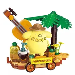HELLO KITTY - Carrito Con Personaje Música En La Playa Con Pompompurin