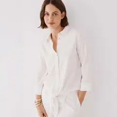 CORTEFIEL - Blusa Manga Larga Casual Mujer