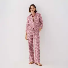 CORTEFIEL - Pantalón Palazzo Casual Mujer