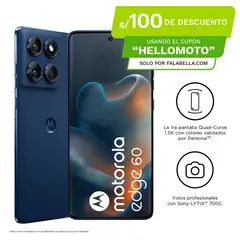 MOTOROLA - Celular Moto Edge 60 12GB + 512GB