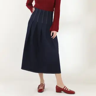 BASEMENT - Falda Mujer Larga Algodón By Donna Cattiva