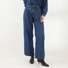 BASEMENT - Jean Wide Leg Tiro Alto Mujer By Donna Cattiva