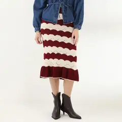 BASEMENT - Falda Larga Mujer Y Algodón By Donna Cattiva