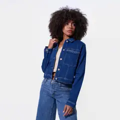 TAYSSIR - Casaca Denim Mujer
