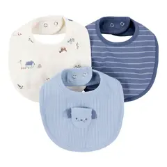 CARTER'S - Babero Pack X3 Bebé Niño Carters