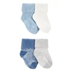 CARTER'S - Medias Bebé Niño Pack X4 Carters