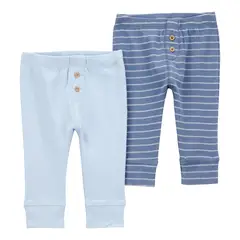 CARTERS - Pantalón Bebé Niño Pack X2 Algodón
