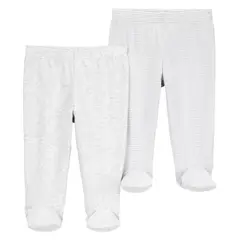 CARTER'S - Pantalón Pack X2 Bebé Unisex Algodón Carters