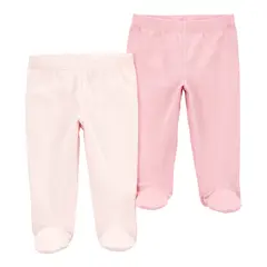 CARTER'S - Pantalón Pack X2 Bebé Niña Algodón Carters