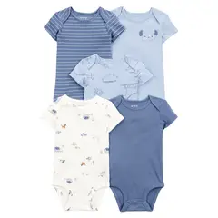 CARTER'S - Body Bebé Niño Pack X5 Carters