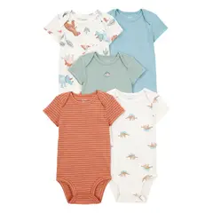 CARTER'S - Body Pack X5 Bebé Niño Carters
