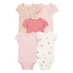 CARTER'S - Body Pack X5 Bebé Niña Carters