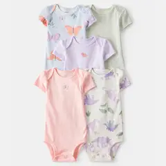 CARTER'S - Body Bebé Niña Pack X5 Carters