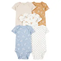 CARTER'S - Body Bebé Niña Pack X5 Carters