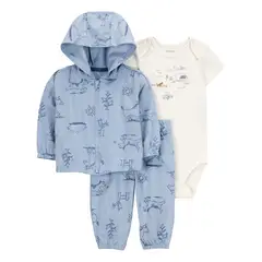 CARTERS - Conjunto Bebé Niño 3 Piezas Algodón