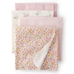CARTER'S - Manta Bebé Niña Pack X4 Algodón Carters