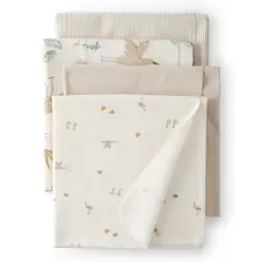 CARTER'S - Manta Bebé Niño Niña Pack X4 Algodón Carters