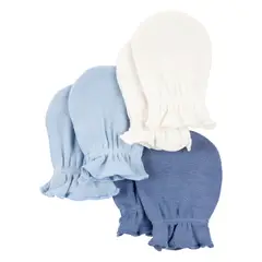 CARTER'S - Mitones Pack X3 Bebé Niño Algodón Carters