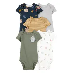 CARTER'S - Body Bebé Niño Pack X5 Carters