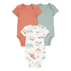 CARTER'S - Body Pack X3 Bebé Niño Carters