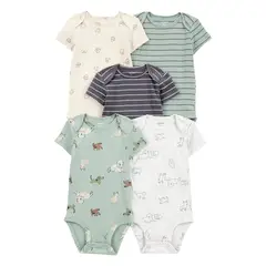 CARTER'S - Body Bebé Niño Pack X5 Carters