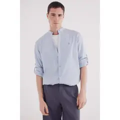 SPRINGFIELD - Camisa 100% Algodón Manga Larga Regular Fit Hombre