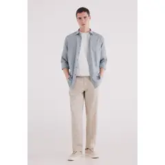 SPRINGFIELD - Camisa Manga Larga Regular Fit Hombre